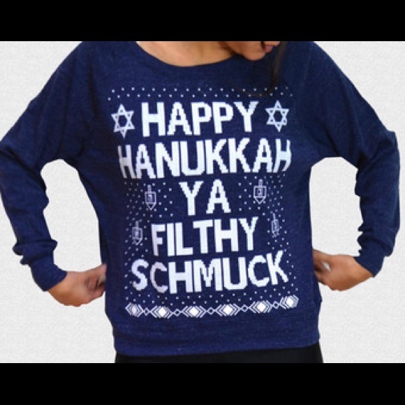 Anthropologie Tops - Hanukkah holiday long sleeve shirt